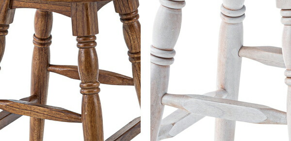 楽天市場】スツール 2脚セット 高さ45cm 木製 天然木 椅子 イス 腰掛