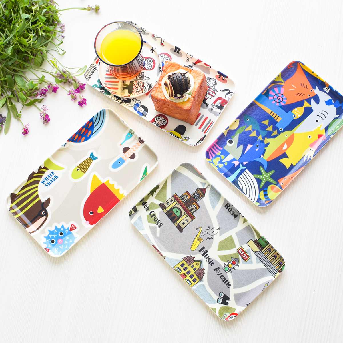 楽天市場】トレー RiCONIC 布張り 21cm トレイ （ キッチントレー