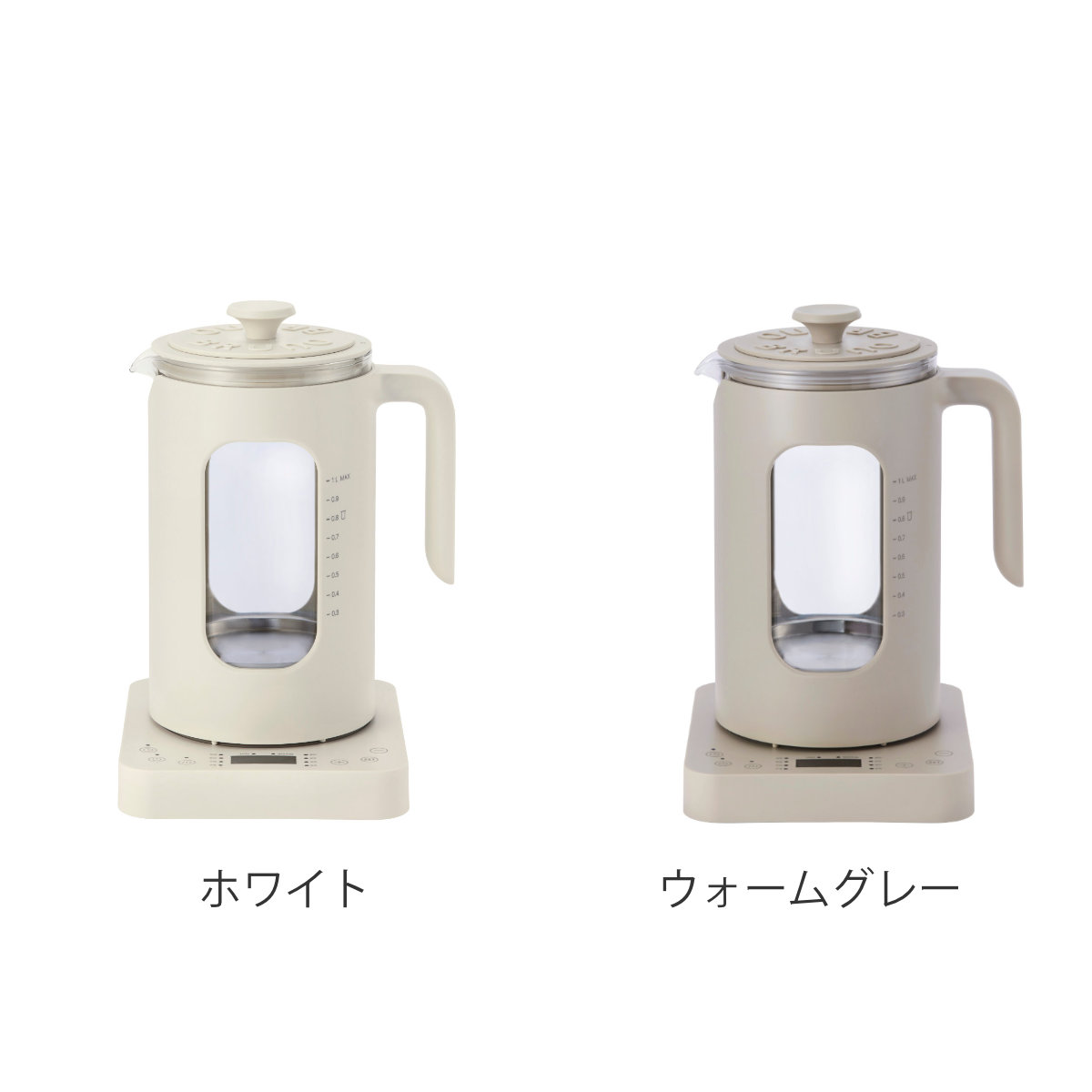 楽天市場】BRUNO マルチケトル 1L 温度調節機能付き crassy+