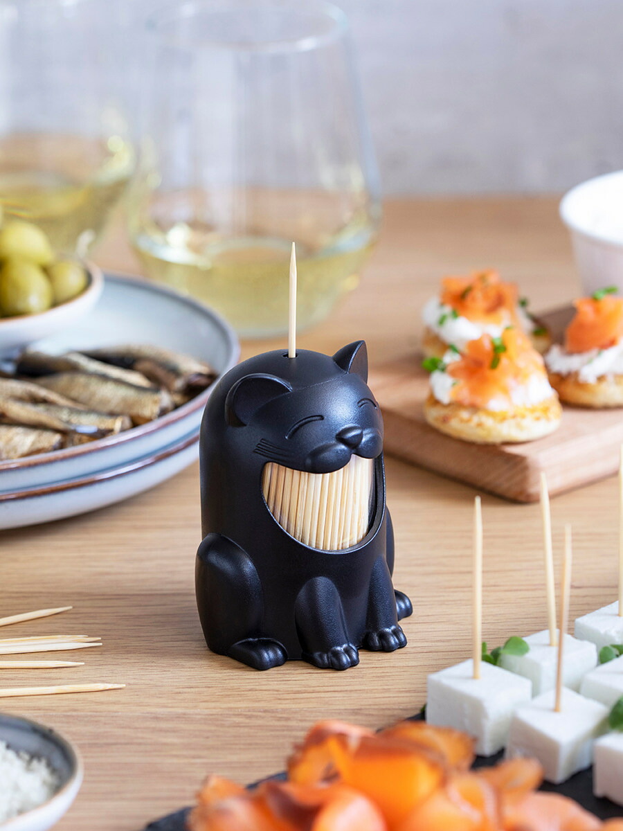 楽天市場】爪楊枝入れ Peleg Design キャット ピックホルダー