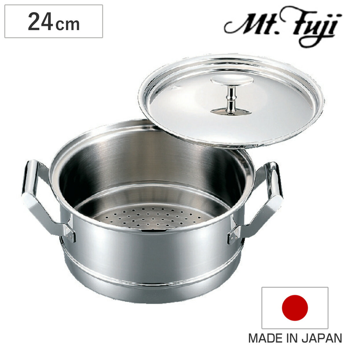 楽天市場】蒸し器 24cm 8合炊き エレックマスター プロ 蓋付き