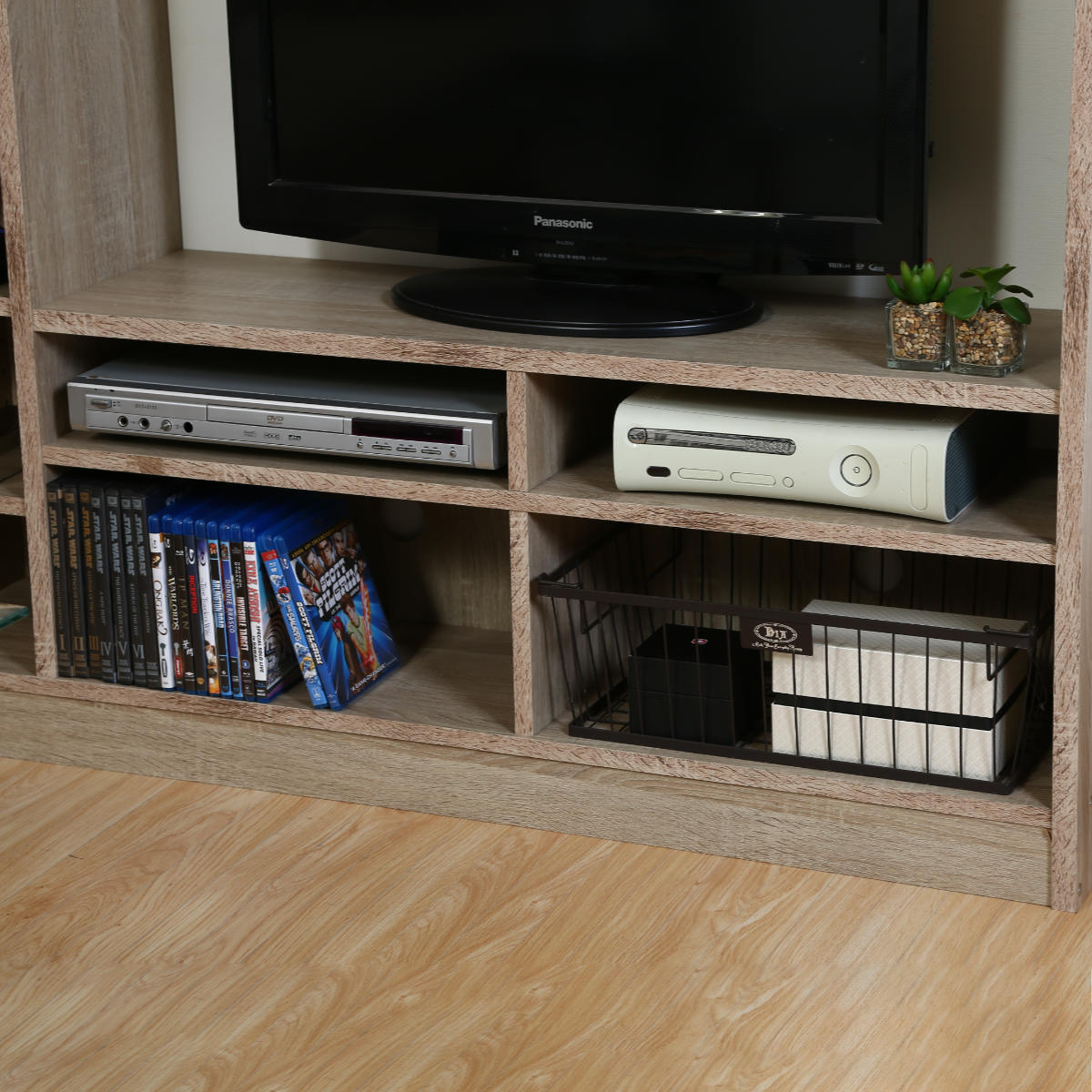 楽天市場】テレビ台 幅120cm 壁面収納 ラック付 シンプルデザイン