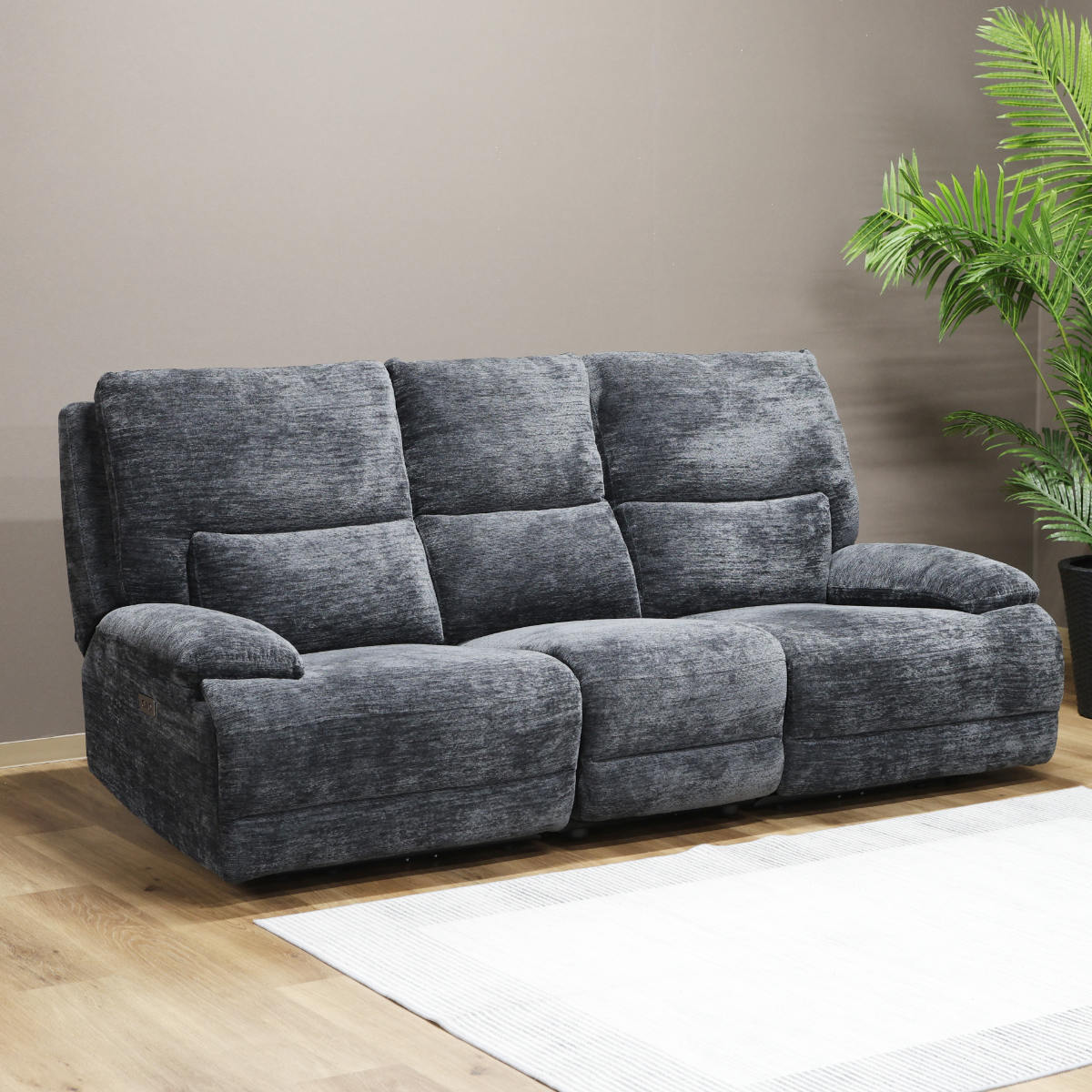 楽天市場】ソファ 3人掛け 幅206cm 電動リクライニング GRACE