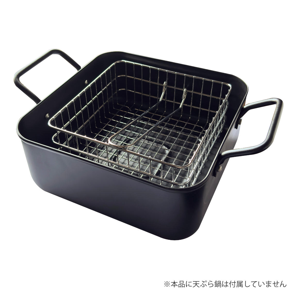 楽天市場】角型揚げざる 20cm ステンレス製 サクッと専科