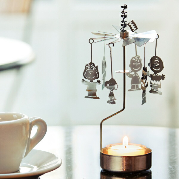 楽天市場】キャンドルホルダー スヌーピー メリーゴーランドホルダー