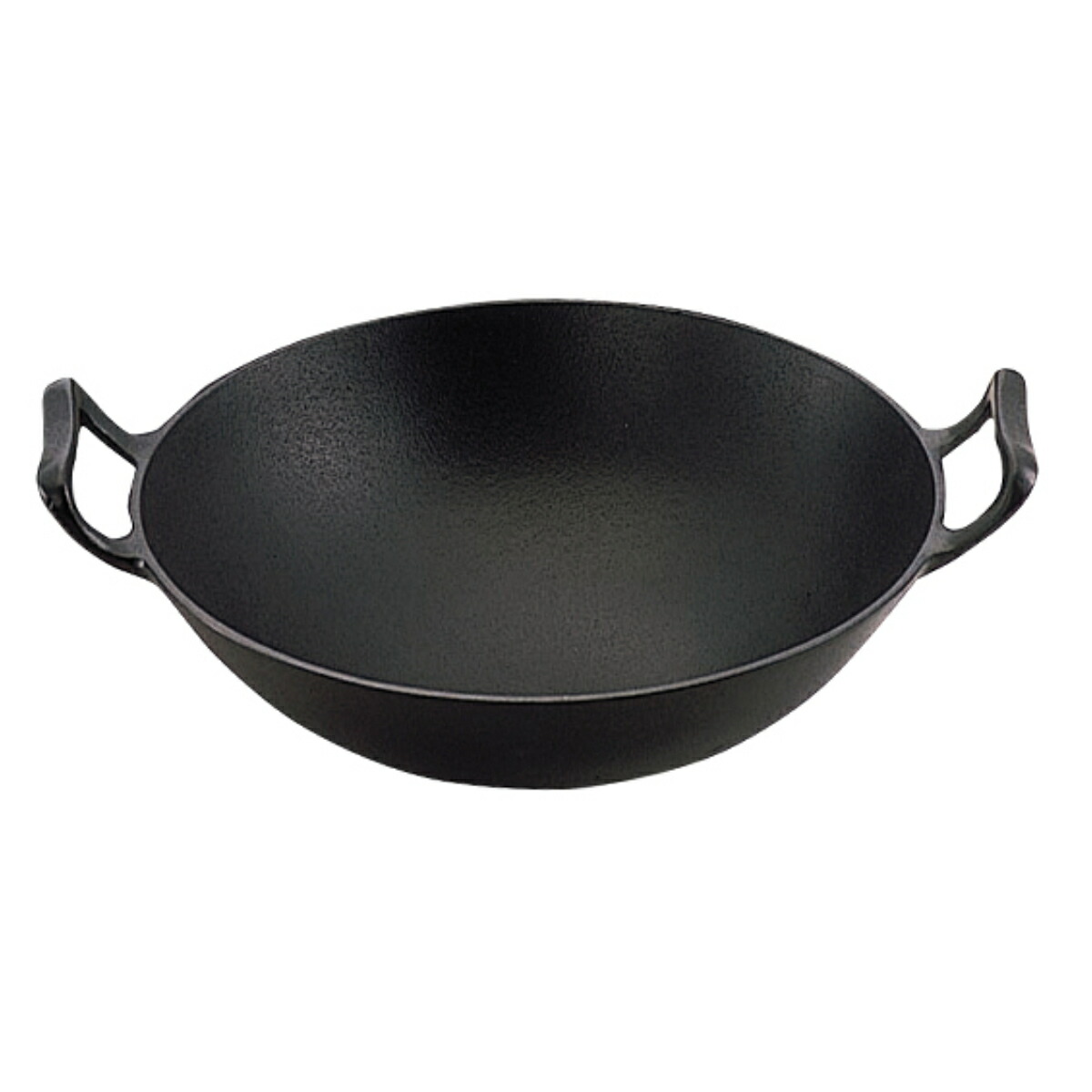 楽天市場】中華鍋 30cm ガス火専用 鉄製 木蓋付き 新中華鍋 南部鉄器