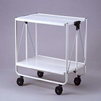 楽天市場】ライフハイト キッチンワゴン サイドカー ホワイト