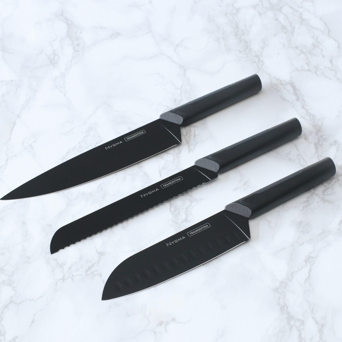 楽天市場】包丁 6点セット ニグマ ブラック トラモンティーナ