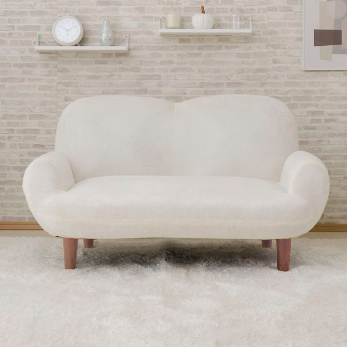 楽天市場】ソファ 幅110cm コンパクト ひじ掛け リクライニング 14段階