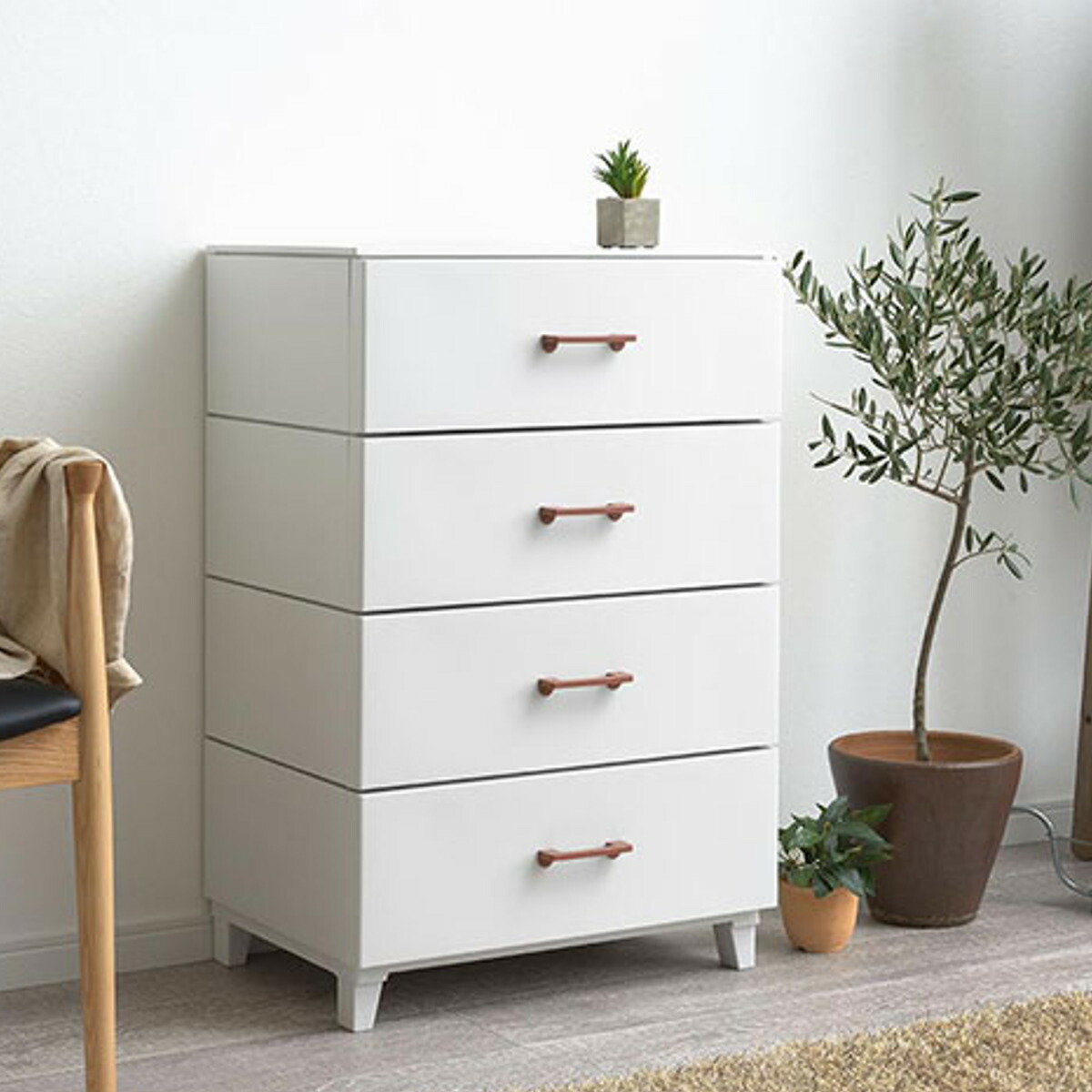 楽天市場】チェスト 4段 幅56×奥行45×高さ87cm プラスチック LC