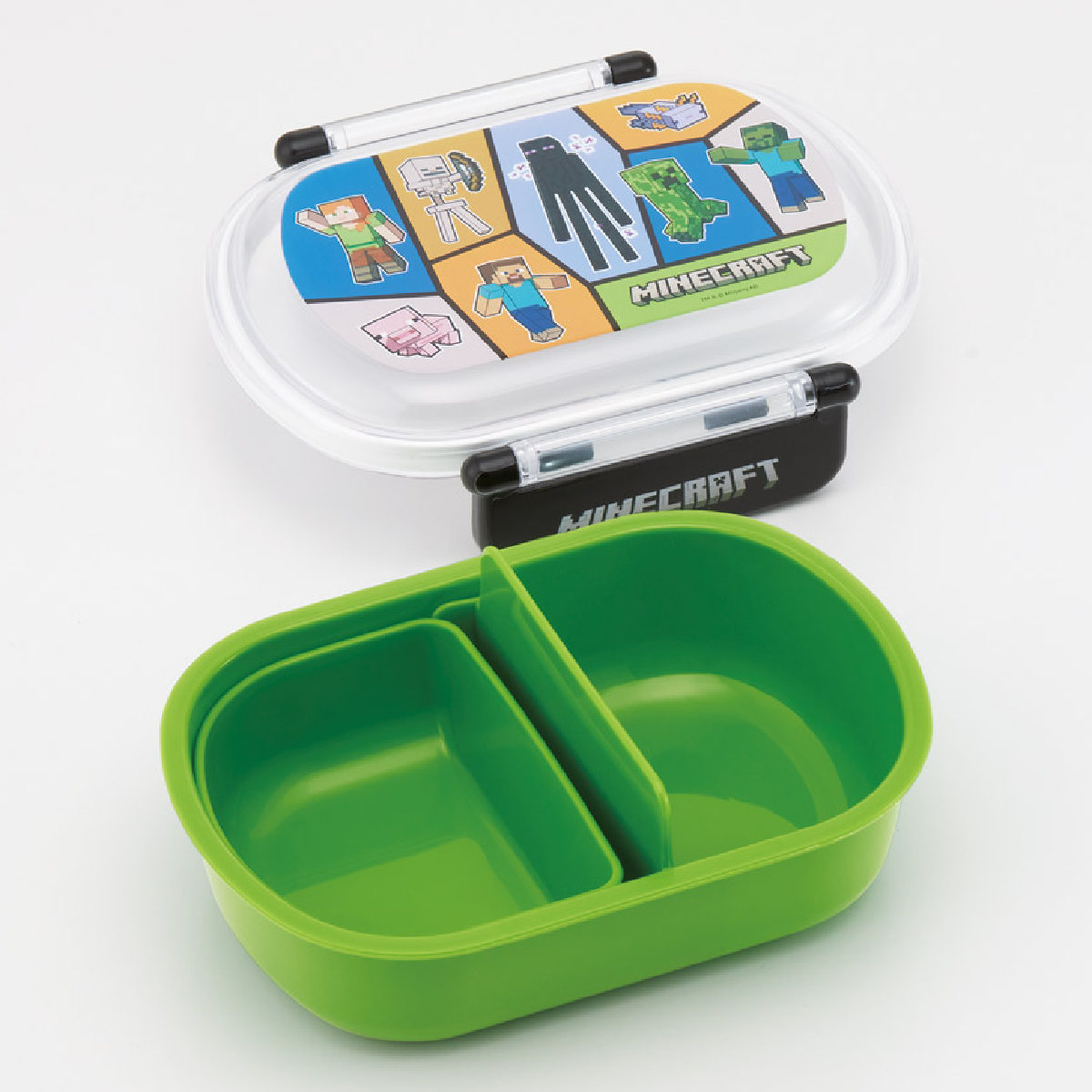 楽天市場】弁当箱 1段 360ml 抗菌ふわっとタイトランチ マインクラフト