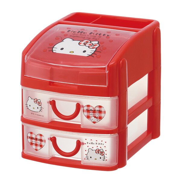 楽天市場】収納 引き出し ボックス ミニチェスト ハローキティ