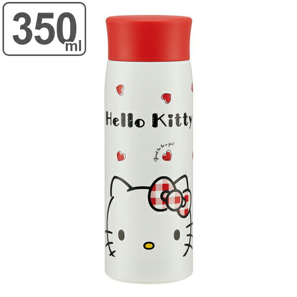 楽天市場】水筒 ステンレス 直飲み ハローキティ レッドハート 350ml