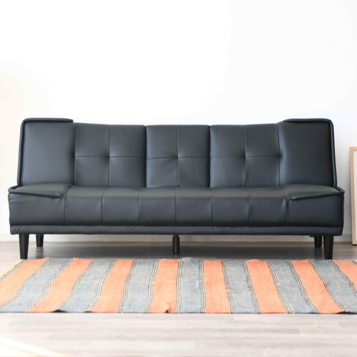 楽天市場】ソファベッド 幅183cm ドリンクホルダー付 ウイング