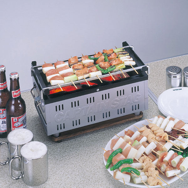 楽天市場】水冷焼き鳥バーベキューコンロ 1〜2人用 グリル 卓上用