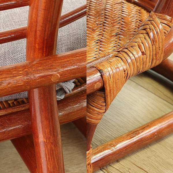 楽天市場】籐 ローソファ 2人掛け クッション付 ラタン家具 幅120cm