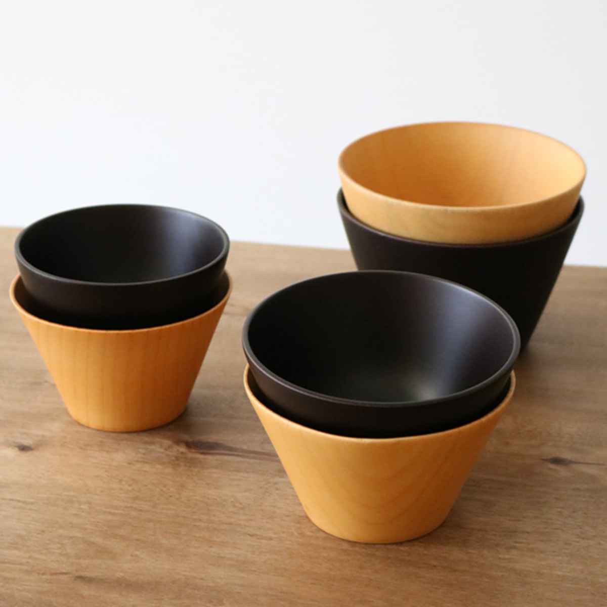 楽天市場】ボウル 250ml S ウッドボウル 木製 同色6個セット （ サラダ