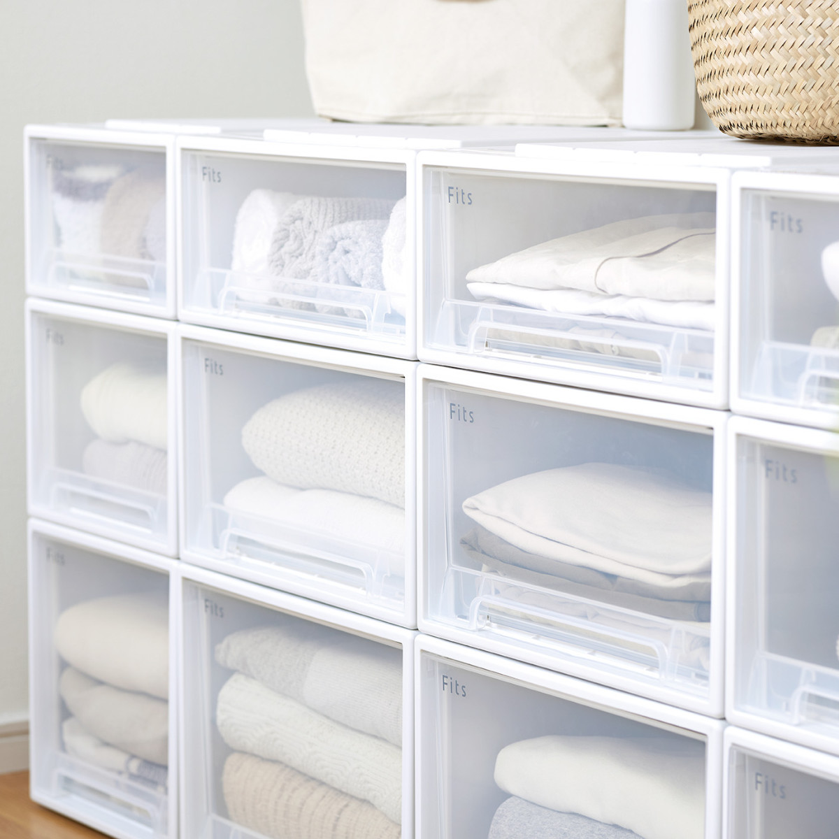 楽天市場】収納ケース Fits フィッツ フィッツケース ローゼット