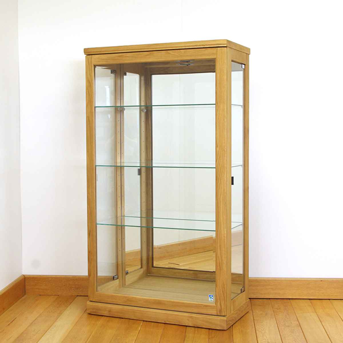 楽天市場】コレクションボード ショーケース 天然木フレーム ミドル