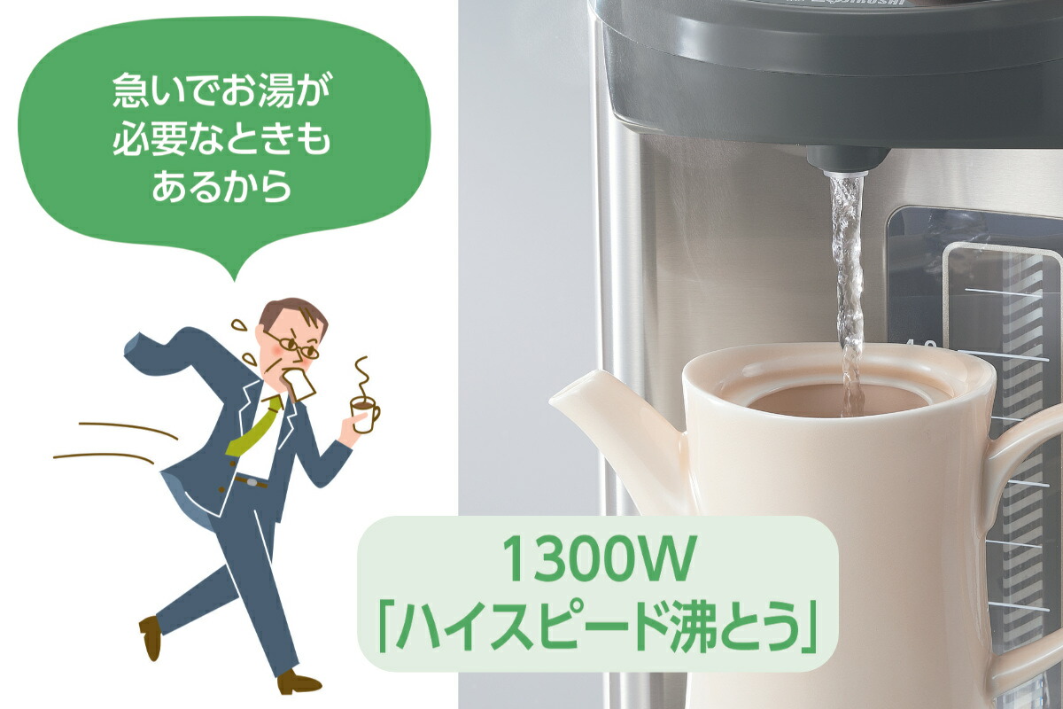 楽天市場】象印 電気ポット 5L VE電気まほうびん 優湯生 大容量
