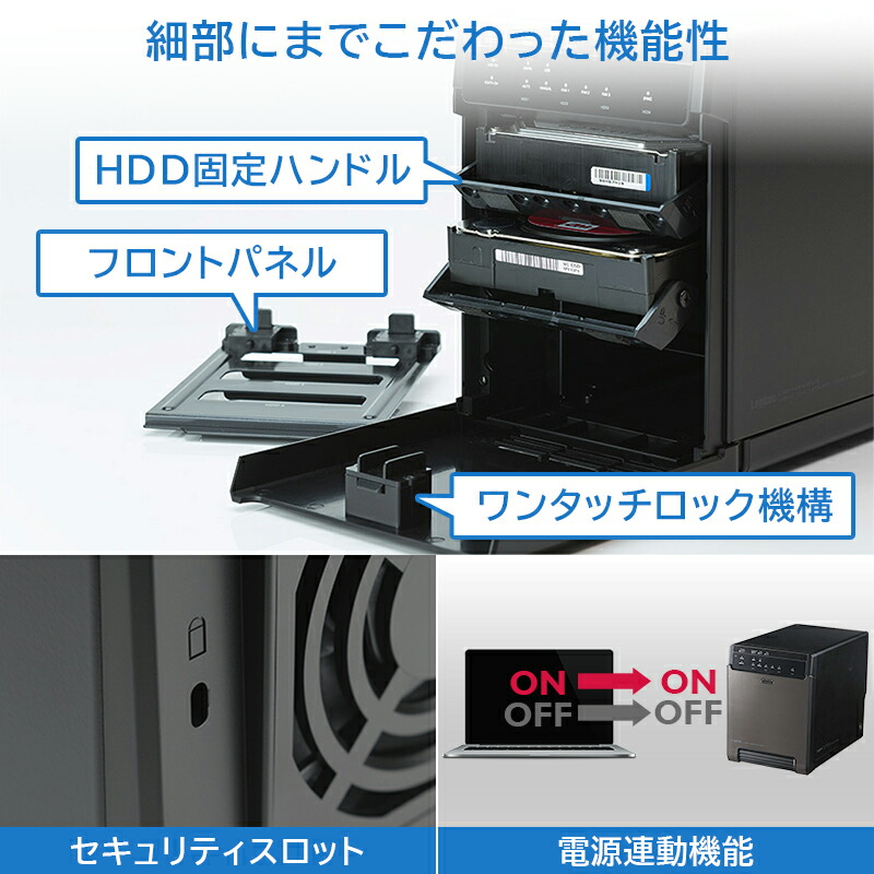楽天市場】HDD ケース 4台 4BAY 3.5インチ RAID機能なし