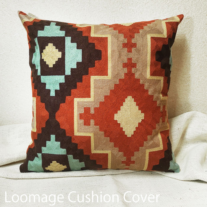 楽天市場】コットン クッションカバー 45×45cm オレンジ おしゃれ 綿