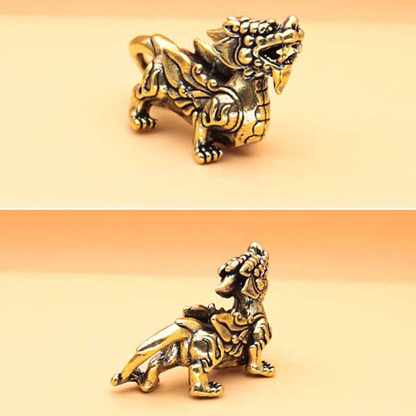 楽天市場】【平和と安定の神獣】麒麟 置物 2個セット 風水 グッズ 玄関