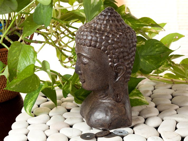 楽天市場】【最大半額＆7%OFFクーポン】仏頭(アジアン雑貨 石像 小物