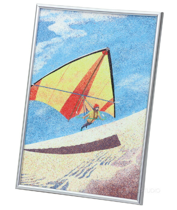 楽天市場】砂絵 キット 子供 A4 メタリックフレーム付 セット 夏休み