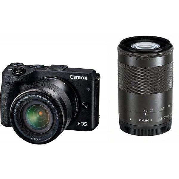 楽天市場】eos m3 ダブルズームキット ブラックの通販