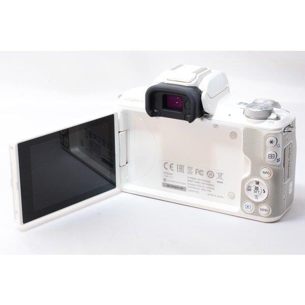 楽天市場】【中古】キヤノン Canon EOS Kiss M ホワイトレンズキット