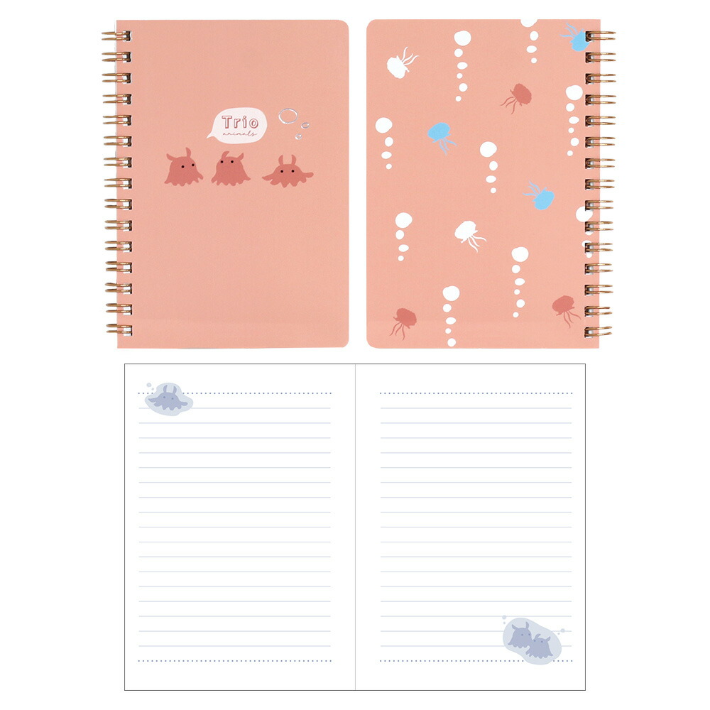 楽天市場】トリオ水族館／A6ノート《リングノート/7mm横罫/ダイエット