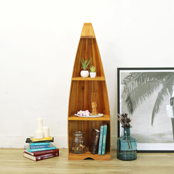 楽天市場】【アウトレット】アジアン家具3段ボートラック アジアン