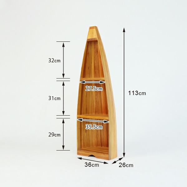 楽天市場】【アウトレット】アジアン家具3段ボートラック アジアン