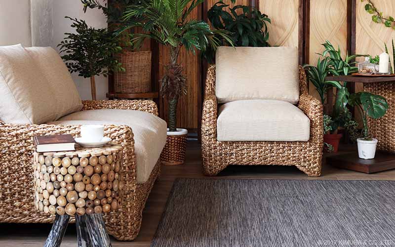 楽天市場】ウォーターヒヤシンスソファー 1人掛け 1人用 ウォーター