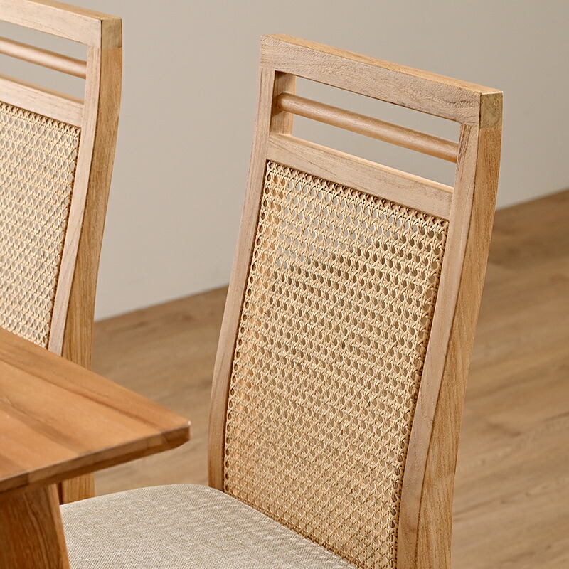 商品】ラタンチェア 2脚セット ナチュラルウッド 【公式通販】