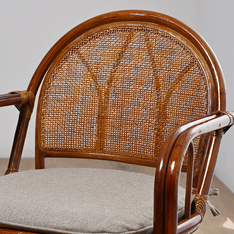 楽天市場】籐回転座椅子 籐 回転椅子 イス ラタンチェア 和 高座椅子