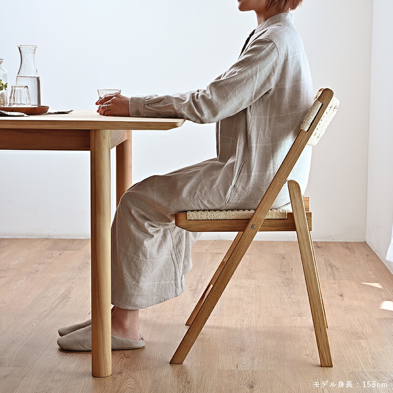 楽天市場】折り畳みチェア ペーパーコード チェア ダイニングチェア