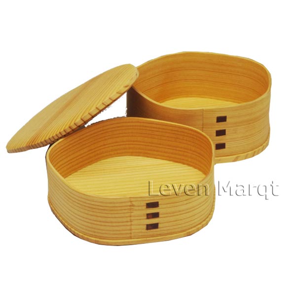 楽天市場】大館曲げわっぱ 梅花弁当2段 秋田杉【お弁当箱/伝統工芸