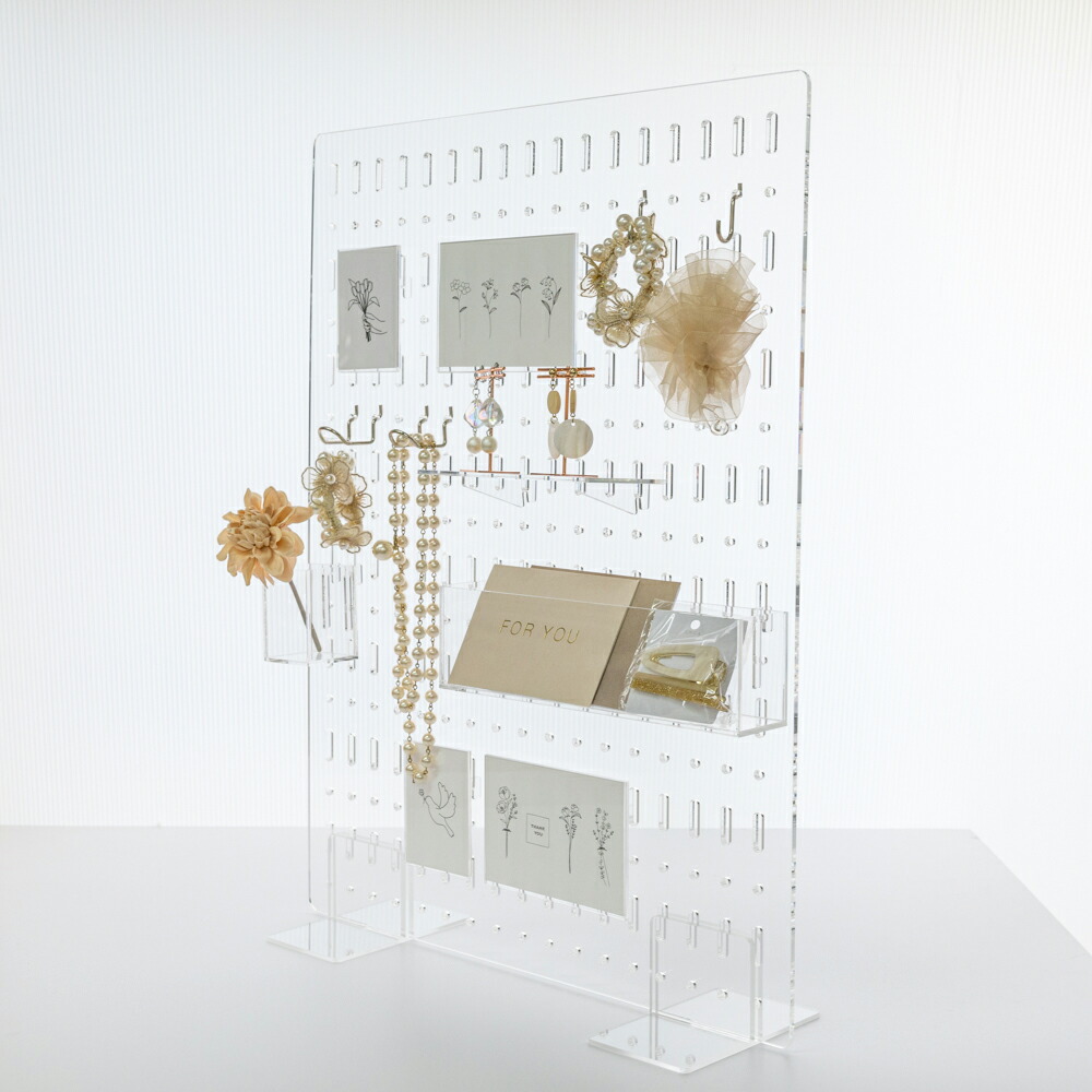 楽天市場】アクリル 有孔ボード 【スターターキット〈小〉】W45cm