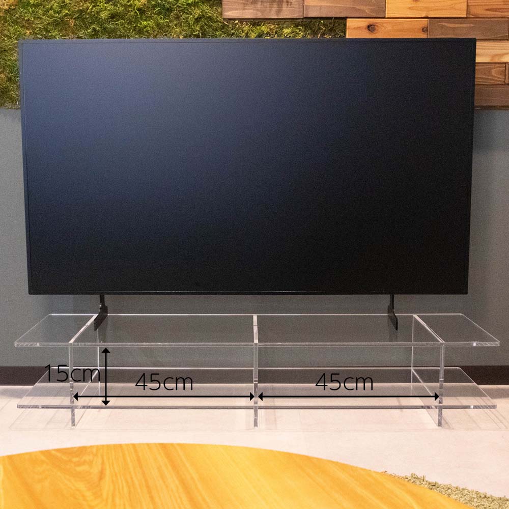 楽天市場】テレビボード 【 Lサイズ 幅120cm 】 テレビ台 アクリル家具