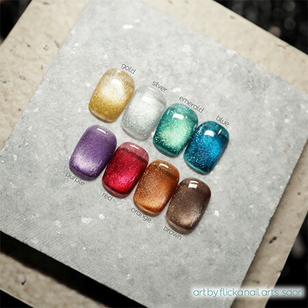 楽天市場】flicka nail arts フリッカマグジェル 全8色 5g mg001~008