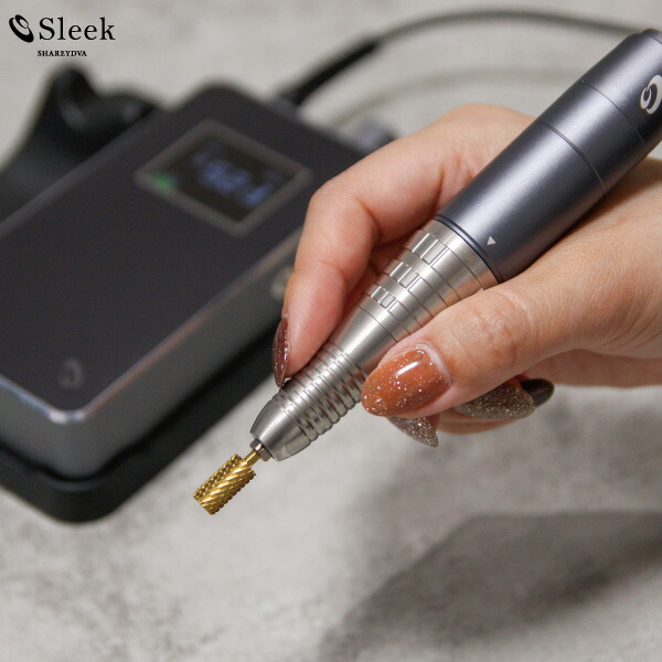 楽天市場】SHAREYDVA シャレドワ ネイルマシーン Sleek ブラック 充電