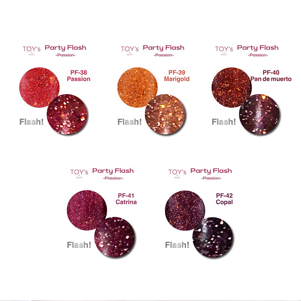楽天市場】TOY's × INITY パーティーフラッシュ パッション 全5色 12ml