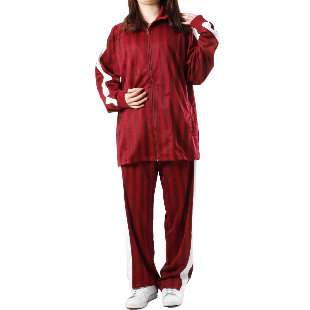 楽天市場】ジャージ メンズ 上下 スウェット 寝巻 シャドーストライプ