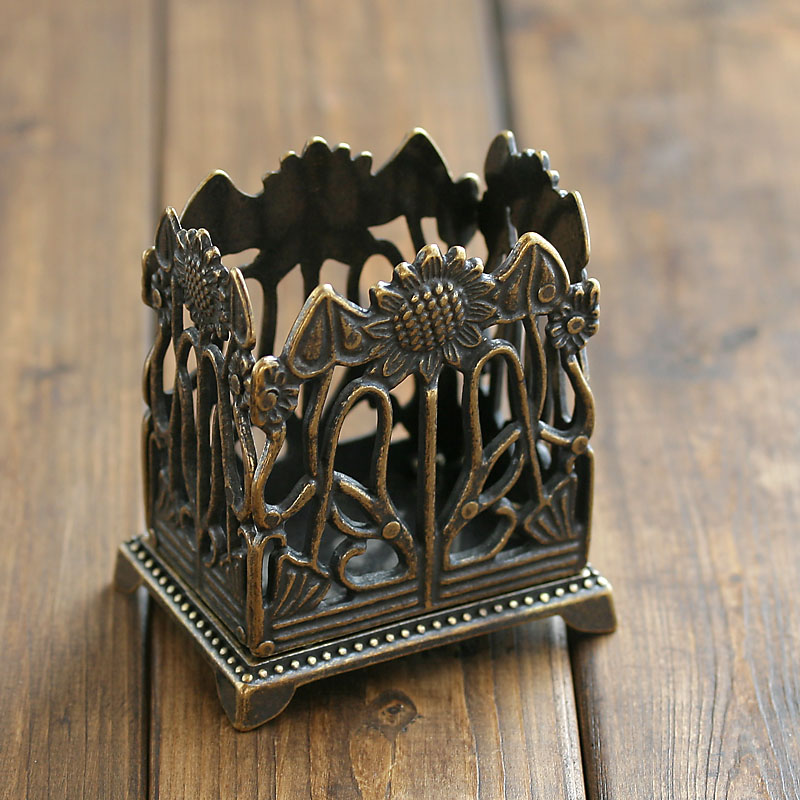 楽天市場】 小物スタンド-古色 【イタリア製真鍮雑貨】伝票差し さし