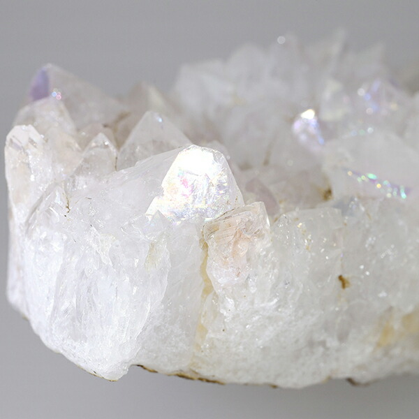 楽天市場】アナンダライト 天然 レインボークォーツ 水晶 クラスター