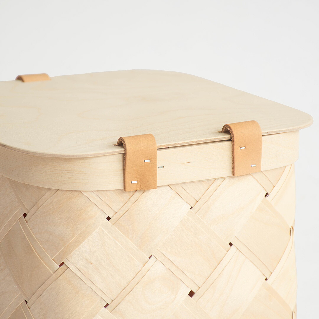 楽天市場】北欧 白樺 バスケット 天然素材 木製 収納ボックス LASTU