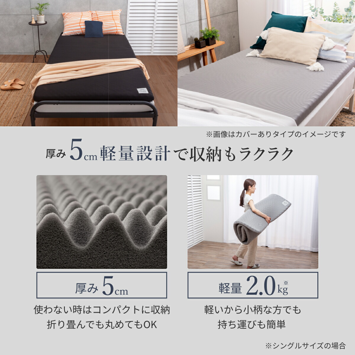 楽天市場】GOKUMIN Simple 高反発マットレス カバーなしタイプ 高反発