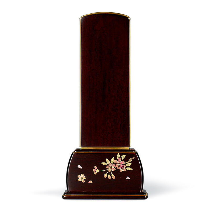 楽天市場】【ポイント10倍 エントリーで】【紫檀位牌】四季の華紫檀 桜